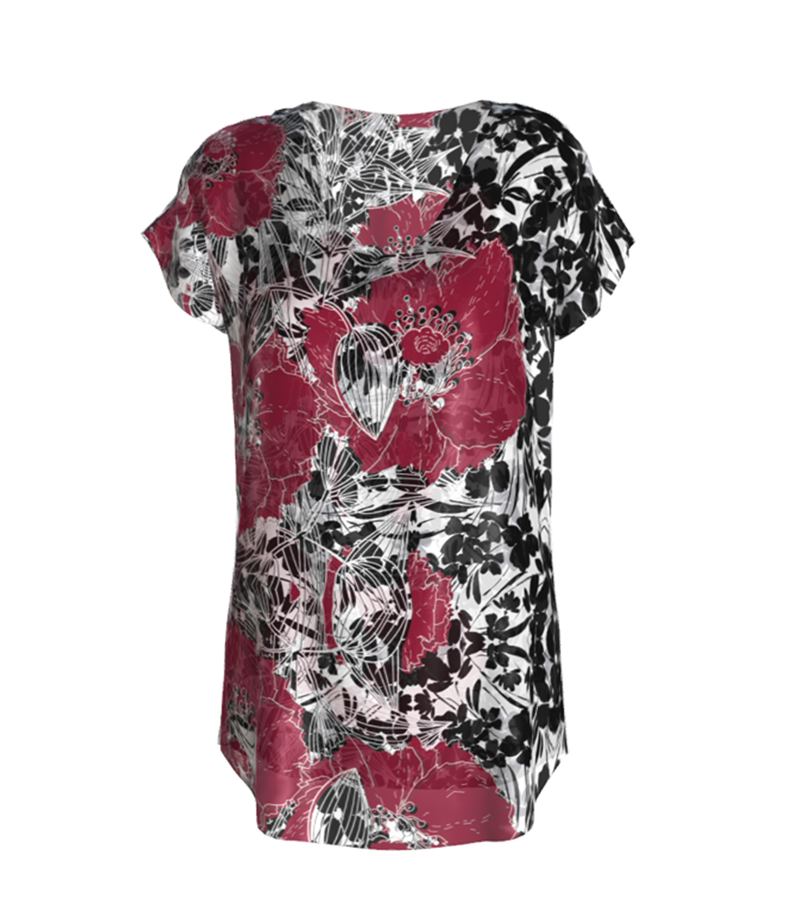 TUNICA KIMONO ESTAMPADA 